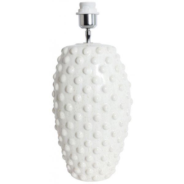Bollelampefod H47 cm - Hvid