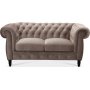 Chesterfield Cambridge 2-personers sofa - Lysegr fljl