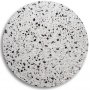 Zoo spisebord 105 cm - Sort / Terrazzo Cosmos