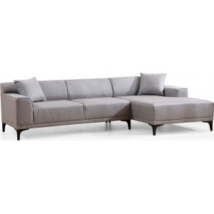 Petra divan sofa - Lysegr