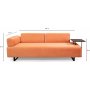 Infinity 3-personers sovesofa - Pink