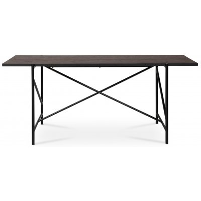 Portland spisebord 180 cm - Brun eg/sort + Pletfjerner til mbler