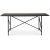 Portland spisebord 180 cm - Brun eg/sort + Pletfjerner til mbler