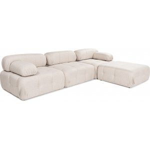 Blanca divan sofa - Lysebrun