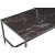 Slope sofabord 130x60 cm - Sort/messing