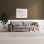 Moby 4-personers sofa 266 cm bred + Mbelfdder