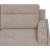 Amsterdam beige 3-personers sofa med hj ryg