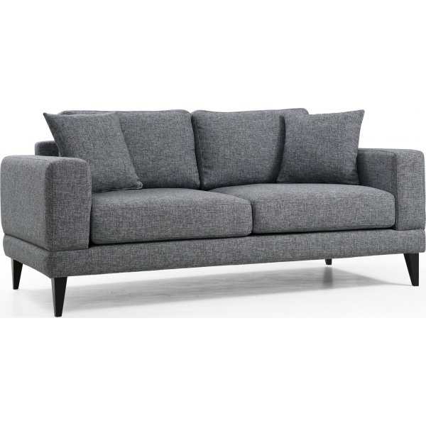 Nordic 2-personers sofa - Mrkegr