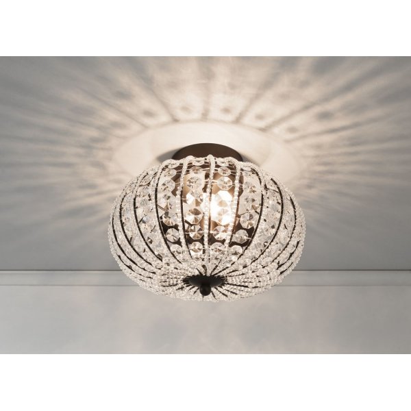 Plafond Edda - Sort/klar