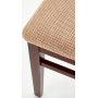 Emily stol - mrk valnd / beige
