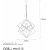 Tilly loftslampe 13253 - Sort/antik