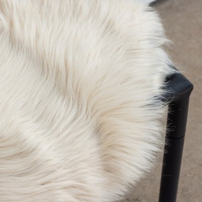Katy fold 180 x 55 cm - Beige imiteret pels