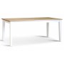 Annika spisebord 180 cm - Hvid / Olieret eg