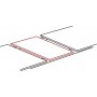 Mens udtrkbart rundt spisebord 100x168 x 100 cm - Palisander laminat