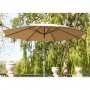 Houston parasol 300 cm - Beige