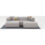Linden mini divan sofa venstre - Lysegr