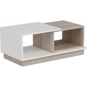 Viyana sofabord 90 x 45 cm - Hvid/eg
