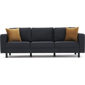 Kale 3-personers sofa - antracit fljl