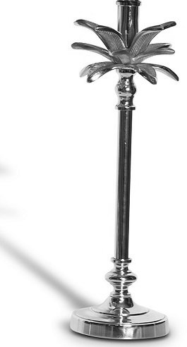 Palmeblad Bordlampe 39cm - Slv