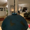 Kundebillede Torneträsk loftslampe - Industriel blå
