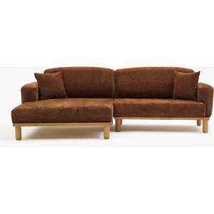 Reims divan sofa venstre - Brun