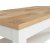 Dreviso sofabord 130 x 60 cm - Westminster eg/hvid