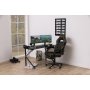 Canyon gaming stol med fodsttte - Sort PU/gul