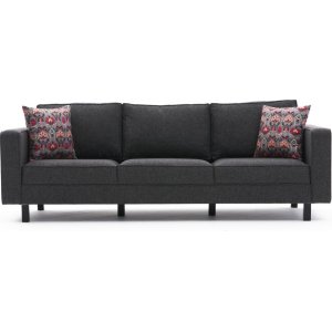 Kale 3-personers sofa - Antracit linned