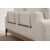 Eti 3-personers sofa - Hvid/eg