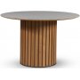 Sumo spisebord 118 cm - Olieret eg / Plastlaminat lys virrvarr