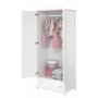 Stephany garderobe - Hvid/rosa