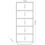 Lody bogreol 70 cm - Tr