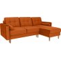 Noret sovesofa divan sofa - Orange rd