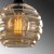 Gullvi loftslampe 10 - Guld/sort