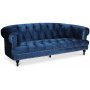 Chesterfield Oxford 3-pers. Sofa - Bl fljl