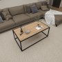 Coruna sofabord Eg/sort - 90 x 50 cm