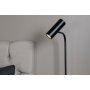 Malsta bordlampe - Hvid marmor/sort