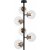 Facet loftslampe 10450 - Sort/antik