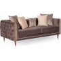 Olympus 2-personers sofa - Brun
