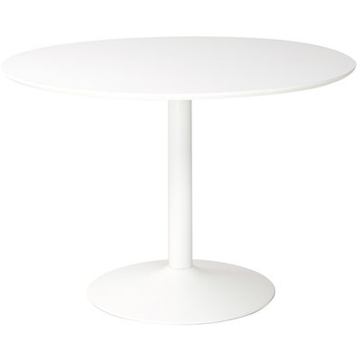 Seat spisebord hjtrykslaminat 110 cm - Hvid