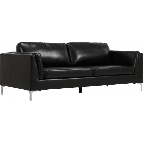 Cansas 3-personers sofa - Sort