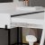 Leila skrivebord 108x60 cm - Hvid/antracit