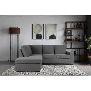 Solna sofa med ben finish 244 cm - Hjre + Pletfjerner til mbler