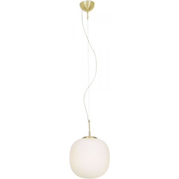 Sirius loftslampe - Mat messing/opal hvid