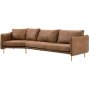 Blank buet 4-personers sofa - Valgfri farve!