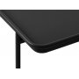 Krydret sofabord 75 x 75 cm - Sort