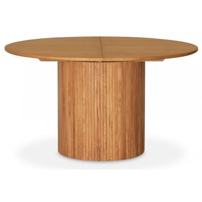 Nova spisebordsst, spisebord der kan forlnges 130-170 cm inkl. 4 stk. Alicia sorte stole - Olieret eg