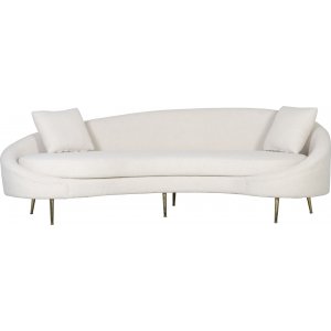 Eses 3-personers sofa - Cremehvid