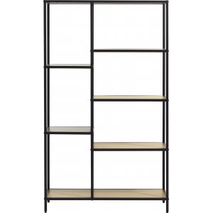 Medici reol H146 cm - Eg/sort