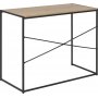 Seaford skrivebord 100 cm - Eg/sort